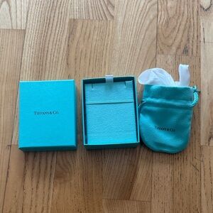 Tiffany & Co. Turquoise Box and Pouch Set